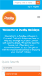 Mobile Screenshot of duchyholidays.co.uk